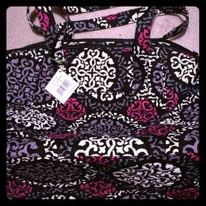 Vera Bradley Travel Tote Canterberry Magenta